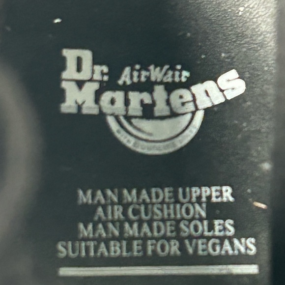 Dr Martens Vegan Lace Up Boots Cherry Brown Size 7 - Picture 11 of 13